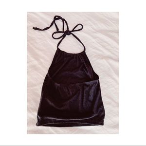 BDG Backless Soft Black Top